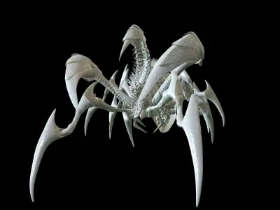 dreadful beetle high poly zbrush project 3D model