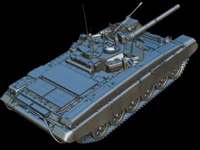 Army Tank 3D model by Aawaargi
