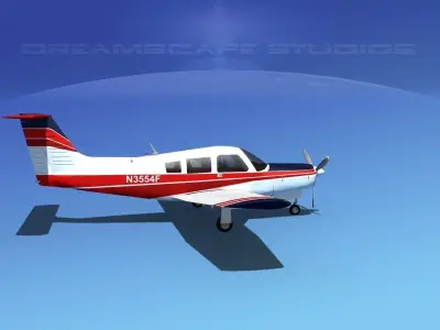 Piper PA-28R-201 Arrow III V02 3D model