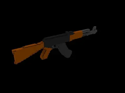 weapons voxel 3D model