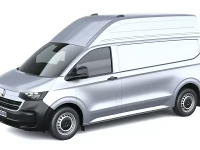Volkswagen Transporter T7 Van L2H2 2025 3D model