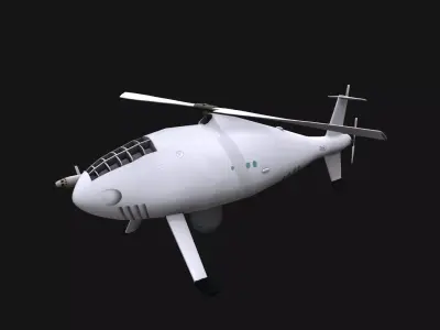 Camcopter S 100 Free low-poly 3D model