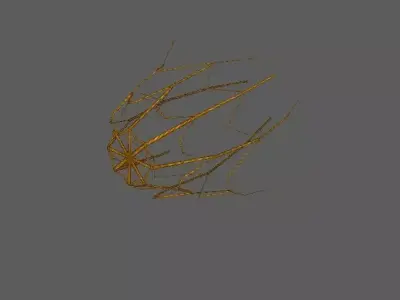 Fishing net Low-poly 3D model purchase