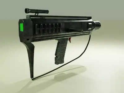 Grenade Launcher 3D model 2