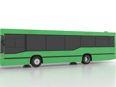 Mercedes-Benz O405NKF Low Low-poly 3D model
