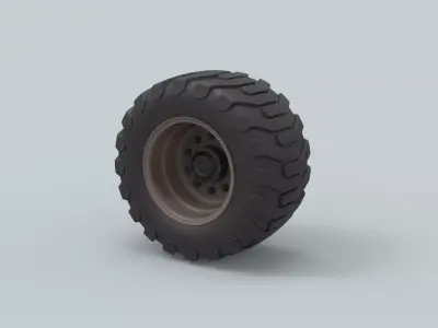 Offroad wheel 23 3D model
