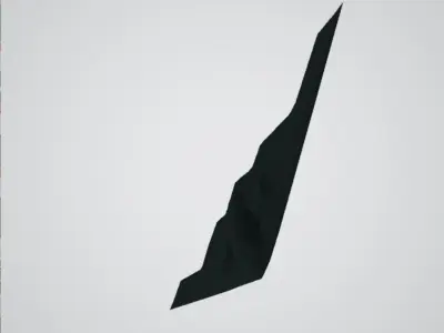 b2 bomber aircraft 3D print model