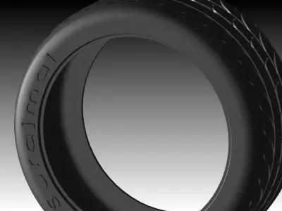 tyre motorcycle tire Free 3D model