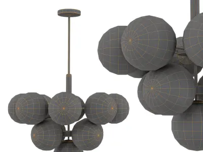 POLARIS Chandelier lamp 3D model