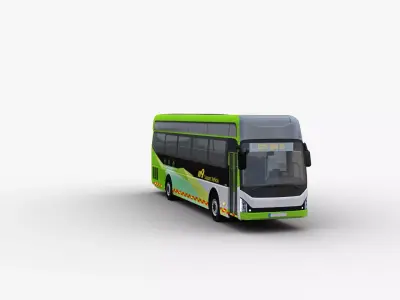 Hyundai UNIVERSE FCEV Low-poly 3D model