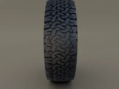 Offroad Steel Wheel AT 3D model