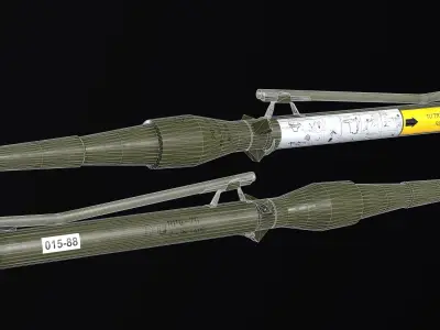 RPG-76 Low-poly 3D model