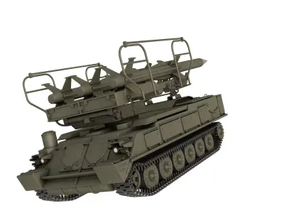 SA-6 Gainful 2K12 Kub 3D model