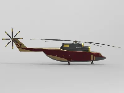 Mil Mi-26 Halo 3D model by Hafcoy