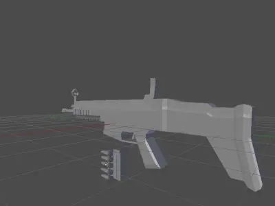 SCAR H NOTEXTURE Free 3D model