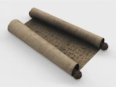 scroll 01 3D model