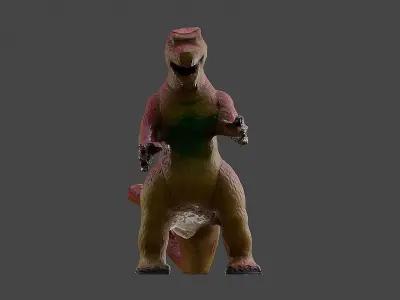 Dinosaur figurine toy 3D model