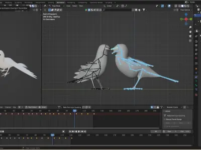 Animation Sequence Preset Loops Low-poly 3D model