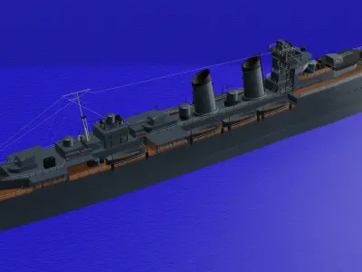 Almirante Cervera-class cruiser  3D model 3D model