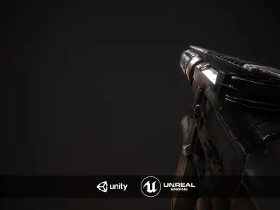 AAC Honey Badger Low-poly 3D model