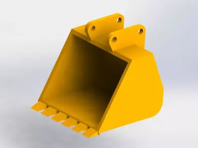 bucket 3D model get