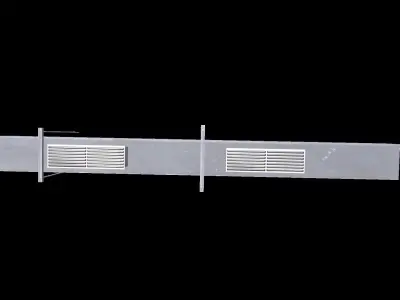 AC Duct Low-poly 3D model