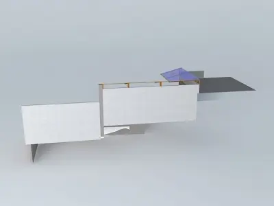 Aquaponics system Aquapônico 15- Beira Mar-2 tanks 1000L IBC ... 3D model