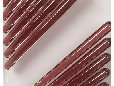 Wall Glass Blocks - Decorative Frame - Lines - Part 5 3D model