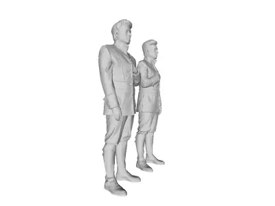 Printle MoDualls Brothers 001 P 3D print model