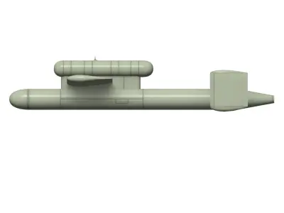 i go model1 kou radio controlled flying bomb 3D model