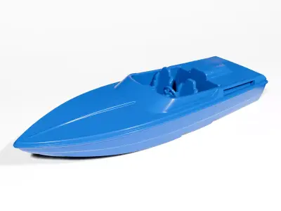 Speed boat 3D print model by luis77