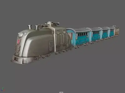 TOON Train 3D model