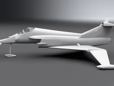 Angel Interceptor scale model 3D print model
