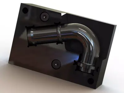  Cooling Pipe Bending Inspection Gauge 3D model