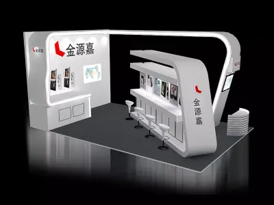 Exhibition - Area - 6X8-3DMAX2009-09 3D model