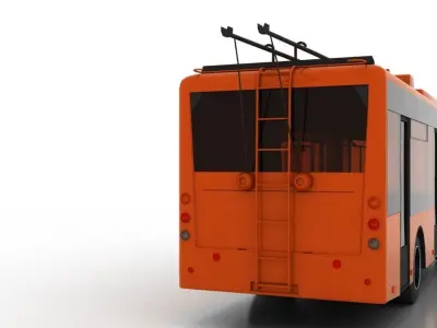 Trolleybus Bogdan T50110 3D model