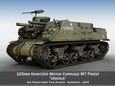 M7 Priest - Uranus 3D model