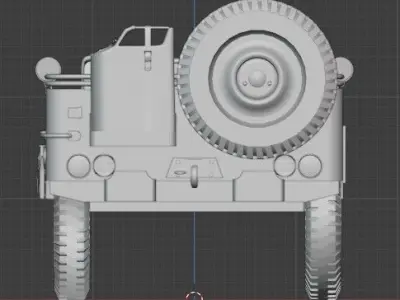 jeep willys Free 3D model
