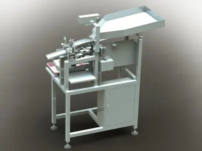Egg Breaker and Yolk Separation Machine 3D model