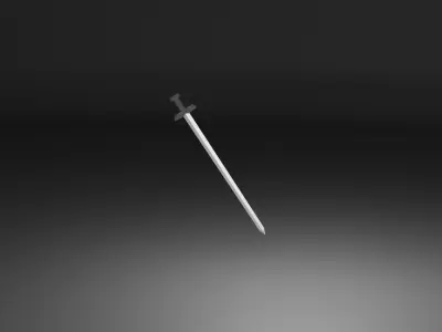 Sword Simple Free 3D model