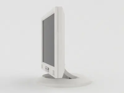 Old PC monitor Free 3D model