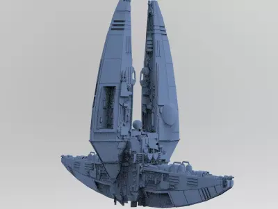 Wraith Interceptor architecture 5  3D model