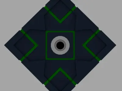 Scifi Lock Free 3D model
