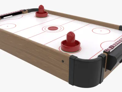 Mini Air Hockey Table 3D model