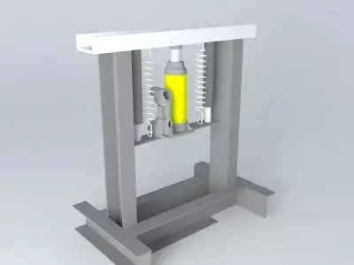 Press machine Free 3D model