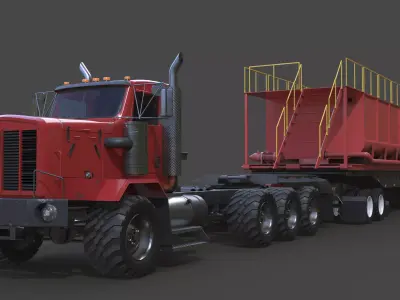 Heavy Haul Pack Low-poly 3D model