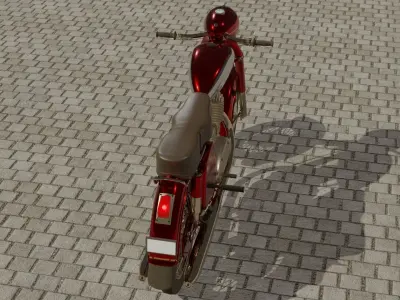 Jawa motor 3D model