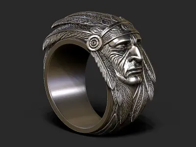 Indian Ring 3D print model purchase