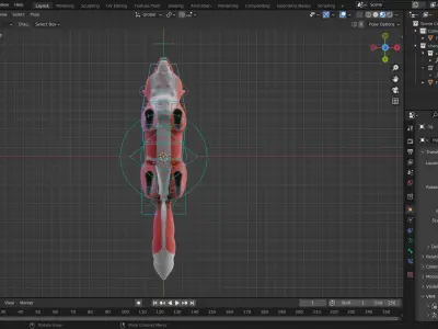 Redolf Fox 3D cartoon Rigged Model Low-poly 3D model