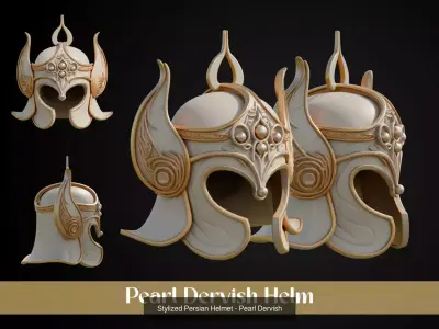 Stylized Persian Helmet Pack